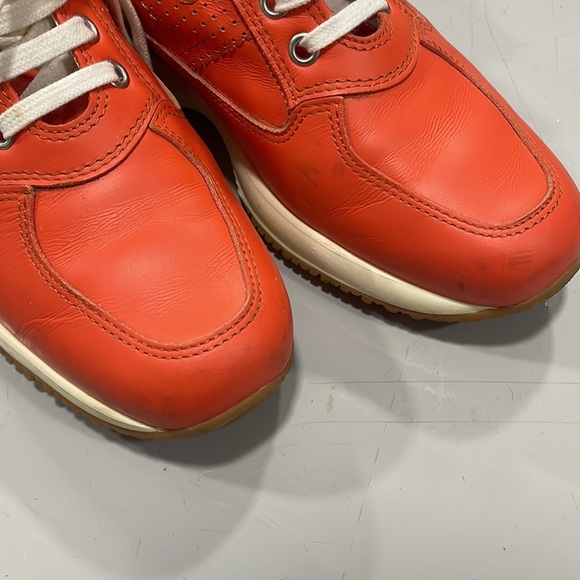 Orange hogan sneakers sz 36 - Picture 3 of 7